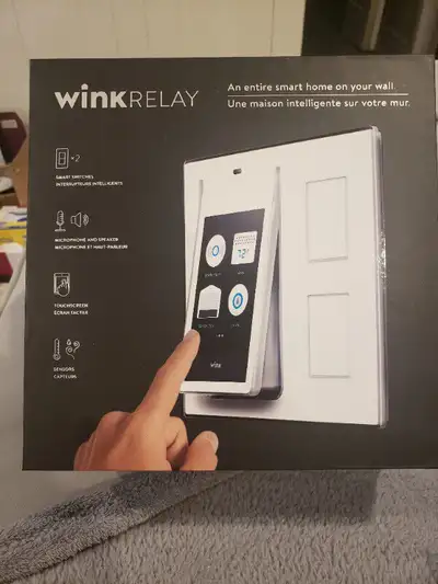 selling wink relay smart home touch panel in box