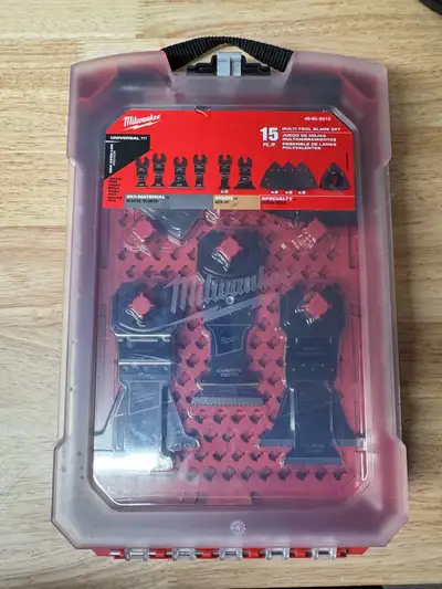 New* Milwaukee Muilti Tool Blades 15PC, View more
