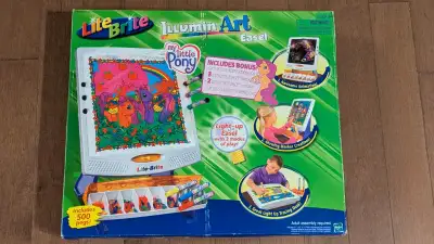 A LiteBrite Illumin-Art Easel, brand new in original box, never used. It contains: Lite-Brite Illumn...