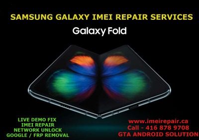 Samsung Galaxy Fold 4 DEMO IMEI REPAIR fix Blacklist unlock