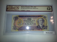 1971 Ten Dollar Replacement Note (B)