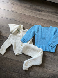 Chandail et pyjamas chaud bebe garcon ou fille 3-6 mois