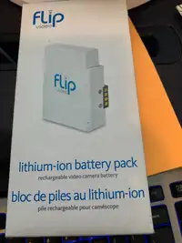 Flip camera battery