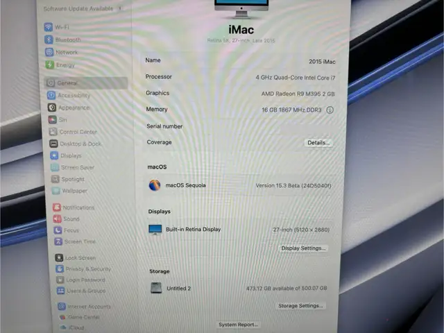 iMac 27” 5K Retina i7 16GB RAM 500GB SSD Apple Deskto in Desktop Computers in Markham / York Region - Image 6