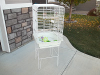 Bird cage and stand