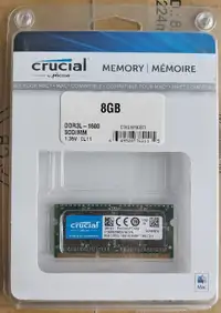 Brand new, factory sealed 8GB DDR3 DDR3L-1600 RAM Memory