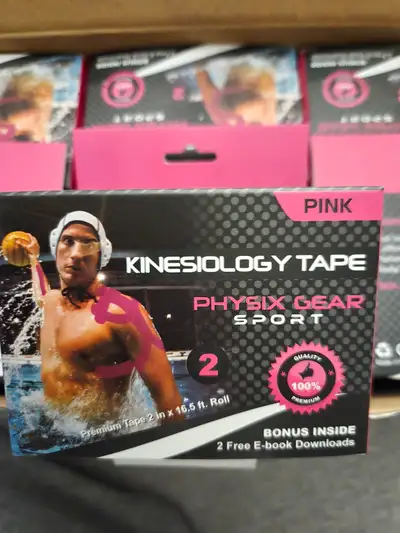 Feel the security with a Kinesiology Tape that stays on, even during your hot sweaty Yoga Class. App...