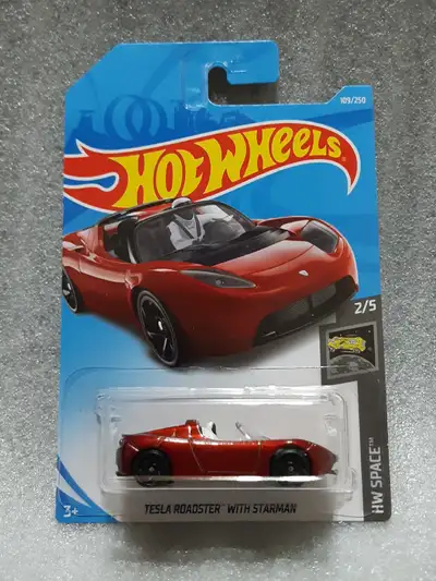 Hotwheels Tesla Roadster with Starman 109/250, View more