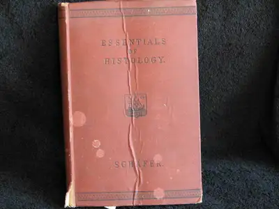 RARE 1898 Book, Essentials of Histology by E.A. Schafer, View more