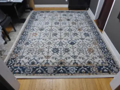 Large Thomasville Ivory & Blue Traditional Area Rug -7'10x10', View more