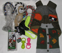 Small Dog Collar Misc Toys Harnesses Quilted Vest 9PC Mix NEW