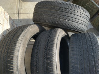 A set of 4 Bridgestone All season tires 245 55 19