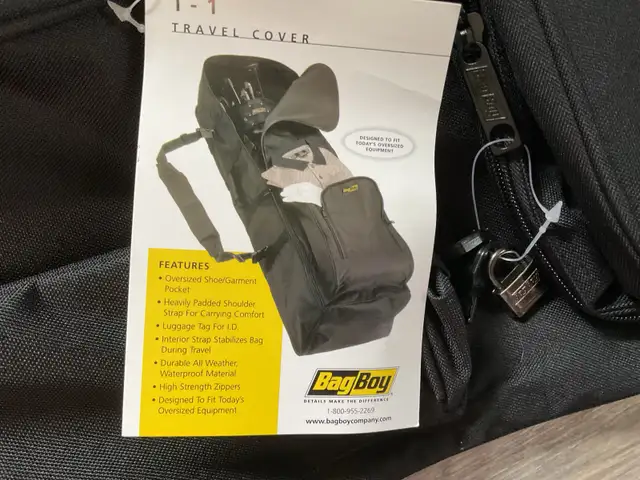 Golf Bag Boy T-1 Travel Cover/Golf Bag in Golf in Norfolk County - Image 5