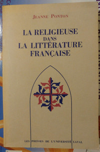 La Religieuse dans la litterature française.