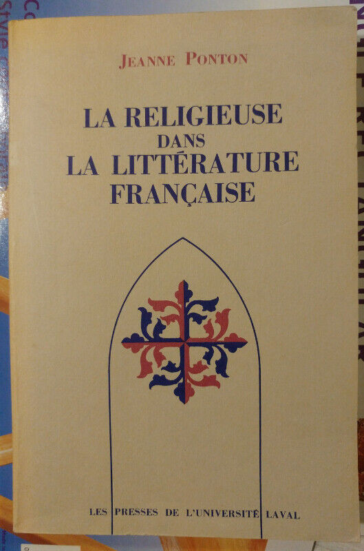 La Religieuse dans la litterature française. dans Manuels  à Longueuil/Rive Sud