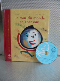 LE TOUR DU MONDE EN CHANSONS+ CD (HENRIETTE MAJOR-PATRICE DUBUC)