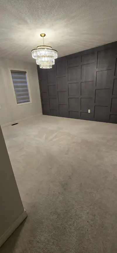 Master bedroom with walk in closet and full private washroom in a quiet neighborhood 1 PARKING, inho...