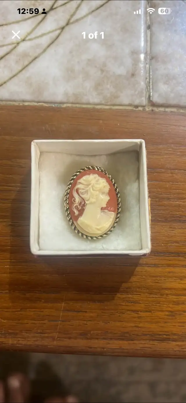 Vintage Cameo Brooch