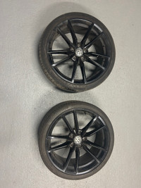 TWO VW Pretoria 19” Rims with Continental Tires