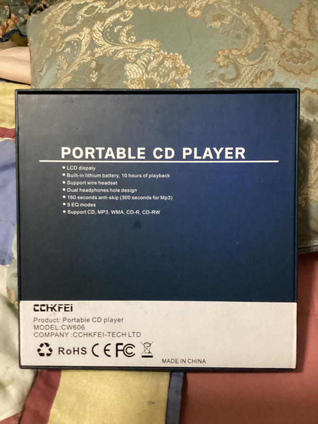 Portable CD Player  in CDs, DVDs & Blu-ray in Hamilton