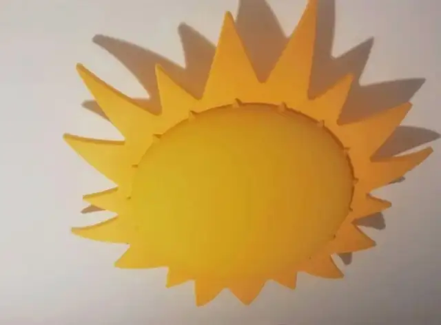 Vintage IKEA Sun Light Fixture63347537176961122