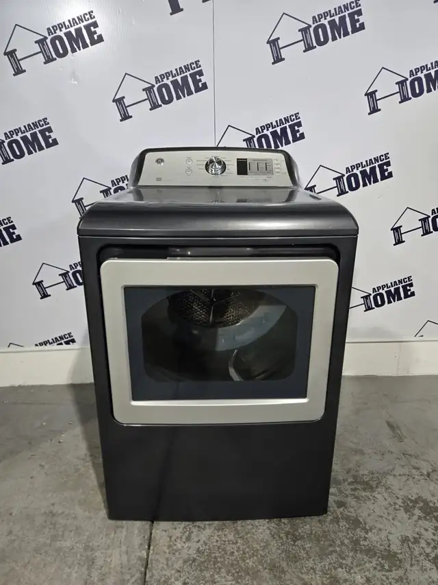 Side By Side GE Dryer Grey