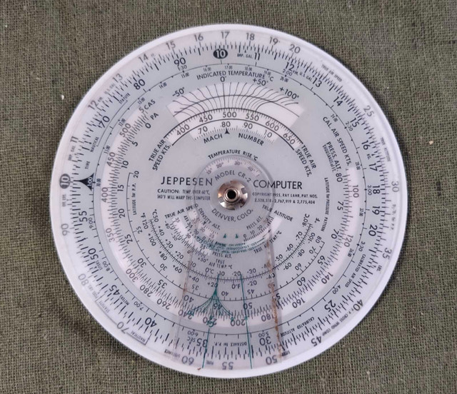 Jeppesen 6" CR3 Circular Computer in Other in Ottawa