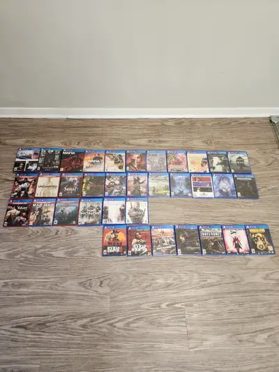 Selling my entire PS4 game collection for $980, View more