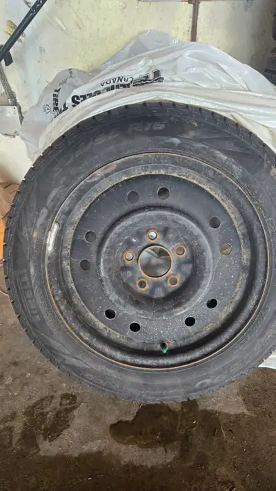 Pirelli Ice Zero Winter tires with rims 205/55/R16 Used for 1 winter $450 for the set