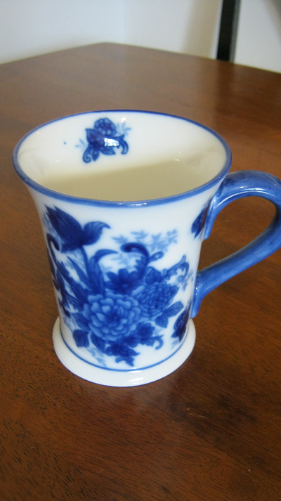 New Blue Floral Coffee Mug, View more