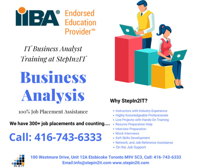 New Career in IT Business Analysis-Free Demo Class in Classes & Lessons in Oakville / Halton Region