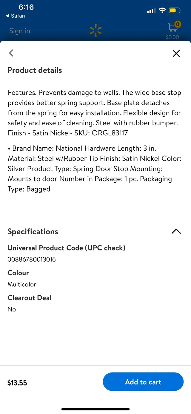 NEW Stanley Spring Door stops541618054240686084