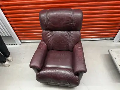 *Free Delivery* La-Z-Boy Leather Swivel Recliner (2 Available), View more