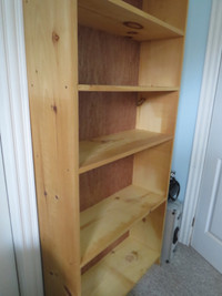 Knotty Pine Book Case  with 5 shelves