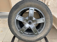 Winter tires on alloy rims for sale