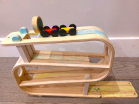 Kids Wooden Toy: PlanToys Ramp Racer Playset / Car Track