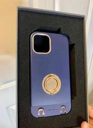 SKYB iPhone 12 Pro Max Phone Case with Cubic Zirconia Jewelry in Cell Phone Accessories in Burnaby/New Westminster - Image 5