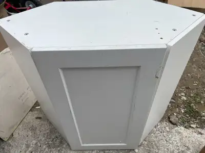 This white hexagonal side table is a unique addition to any room. Being sold in brand new condition....