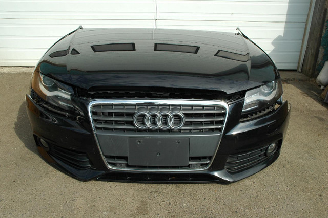 Audi A4 (B8) (Typ 8k) Hid Front End Nosecut Black (2009-2012) in Auto Body Parts in Calgary