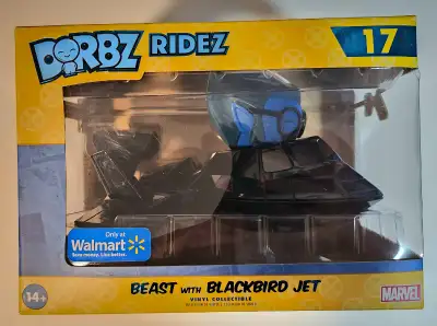 Dorbz Ridez Blackbird Jet w Beast X-Men Marvel Walmart Exclusive FUNKO Can mail via Canada post expe...
