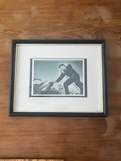 Black and white Elvis picture , View more