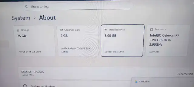 Case PC Ram DDR4, GPU, HDD, Win 11. in Desktop Computers in Mississauga / Peel Region - Image 3
