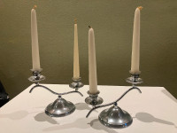 2 chandeliers en métal / Candlestick