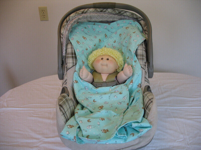 Baby Carseat Blanket Wrap $30 each in Strollers, Carriers & Car Seats in Cornwall - Image 4