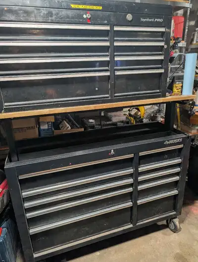 Both boxes comes with some tools ,final price of each unit has some wiggle room but both are quality...