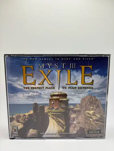 Myst III 3 Exile 2001 Mac PC Windows With Manual Vintage G, View more