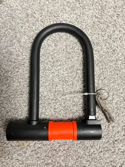 Bicycle U Lock with Keys, View more