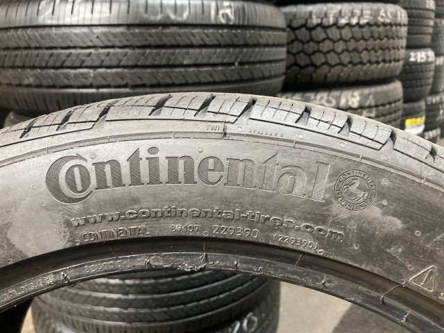 235/45R19 x2 USED RUNFLAT ALL SEASON TIRES CONTINENTAL ~80-85% in Tires & Rims in City of Toronto - Image 2