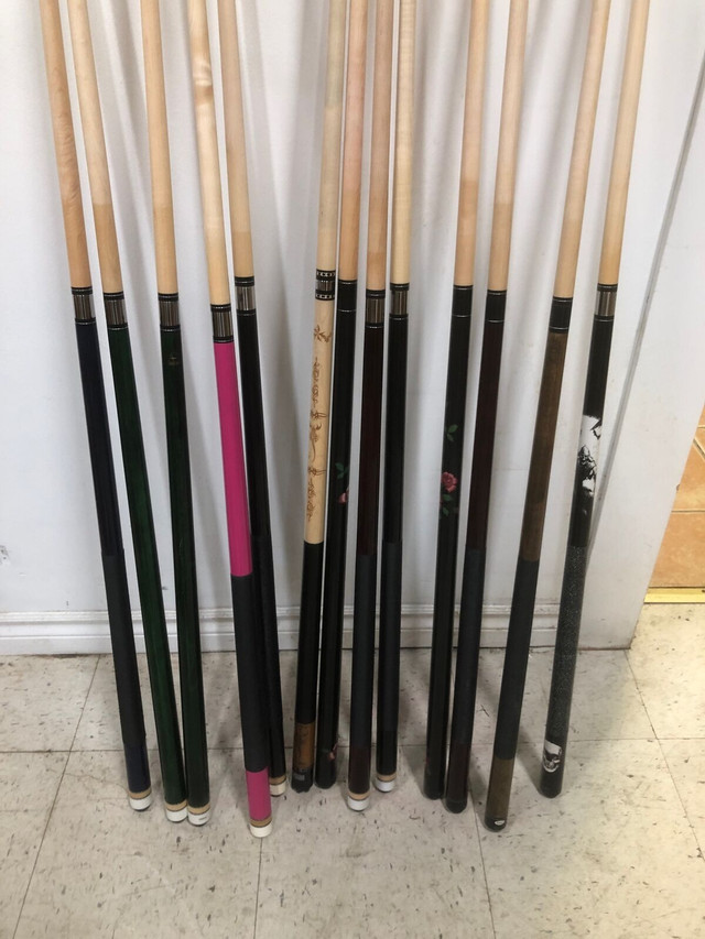 Maple Billiard Pool Cue Sticks, $40 each, buy more and save in Other in City of Toronto
