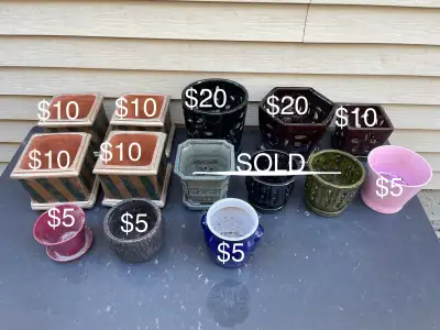 Varieties of pots for cheap